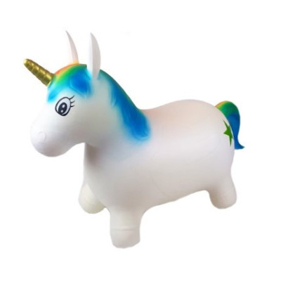 Skoczek Jednorożec, 67x27x47cm, 1400 g, pompka 23cm, PL Box